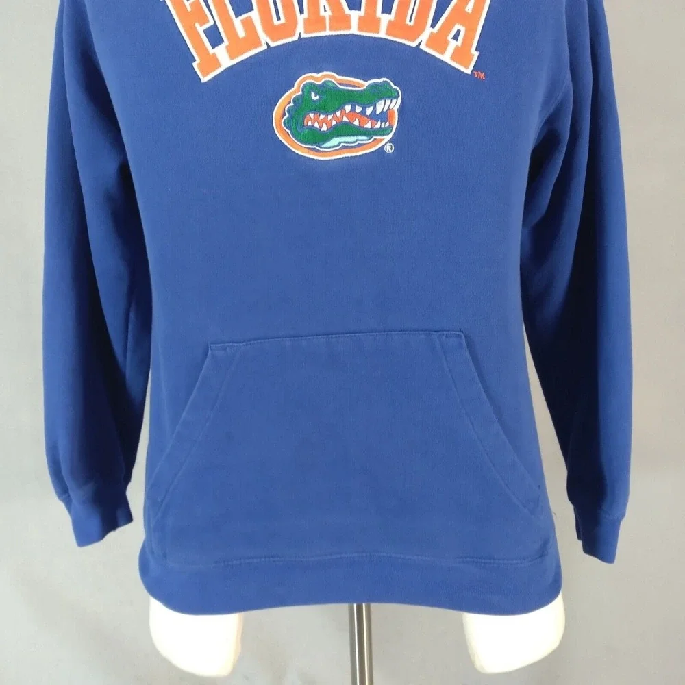 Adidas Florida Gators hoodie sweatshirt sweater youth medium blue embroidered